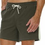00% Cotton 5-inch Inseam Athletic Shorts for Men